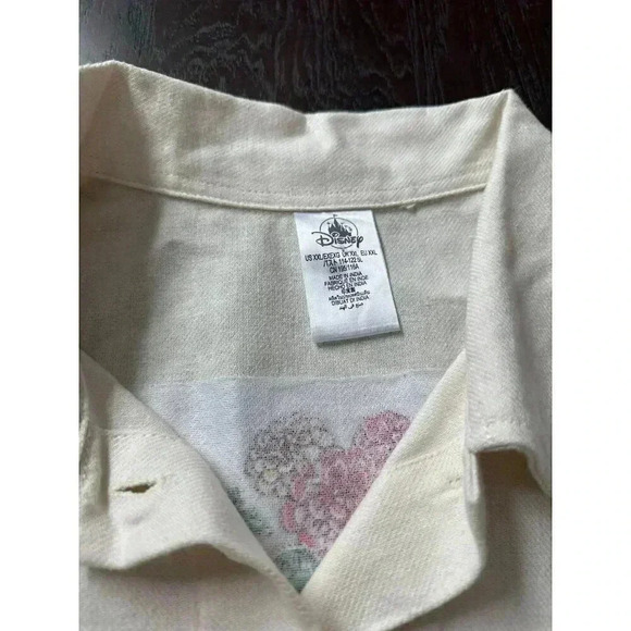 Disneyland Grow Happiness Gardening Button Up Shirt Size XXL Unisex nwt  b25 - Picture 3 of 6